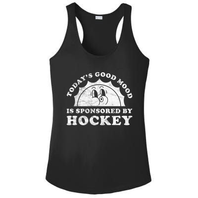 Funny Cute Vintage Retro Hockey Or Hockey Gift Ladies PosiCharge Competitor Racerback Tank