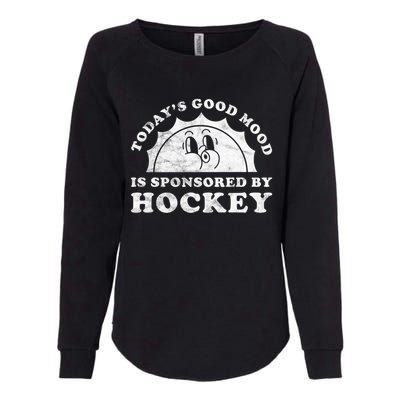 Funny Cute Vintage Retro Hockey Or Hockey Gift Womens California Wash Sweatshirt