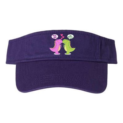 Funny Cute Valentines Day T Rex Dinosaurs Hug Visor