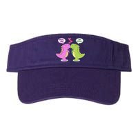 Funny Cute Valentines Day T Rex Dinosaurs Hug Visor