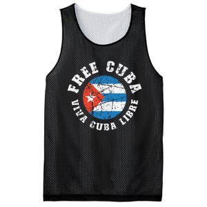 Free Cuba Viva Cuba Libre ProFreedom Movement Gift Mesh Reversible Basketball Jersey Tank