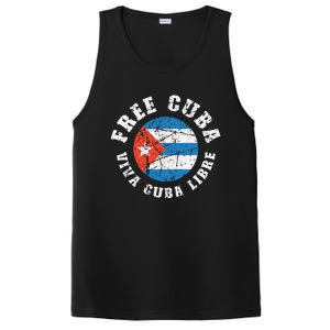 Free Cuba Viva Cuba Libre ProFreedom Movement Gift PosiCharge Competitor Tank