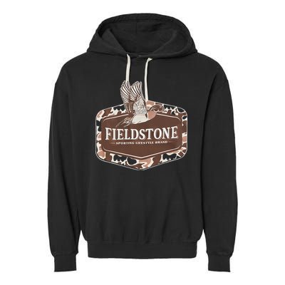 Fieldstone Camo Wood Duck Garment-Dyed Fleece Hoodie