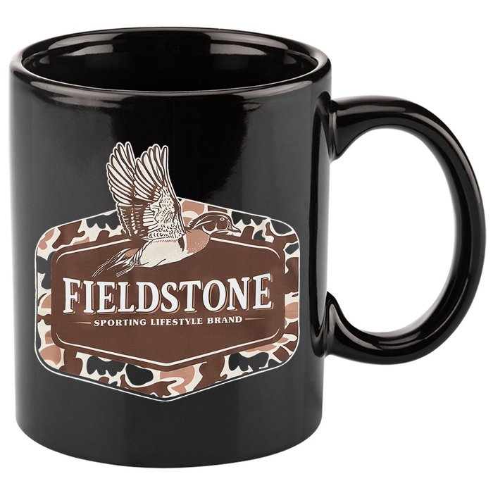 Fieldstone Camo Wood Duck 11oz C Handle Ceramic Mug