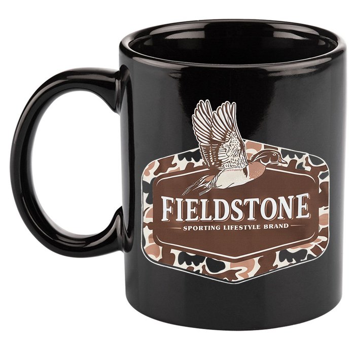Fieldstone Camo Wood Duck 11oz C Handle Ceramic Mug