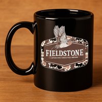 Fieldstone Camo Wood Duck 11oz C Handle Ceramic Mug