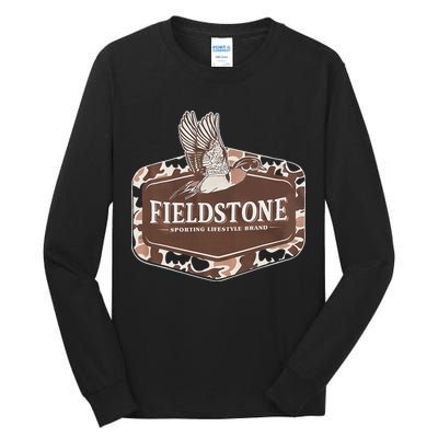 Fieldstone Camo Wood Duck Tall Long Sleeve T-Shirt