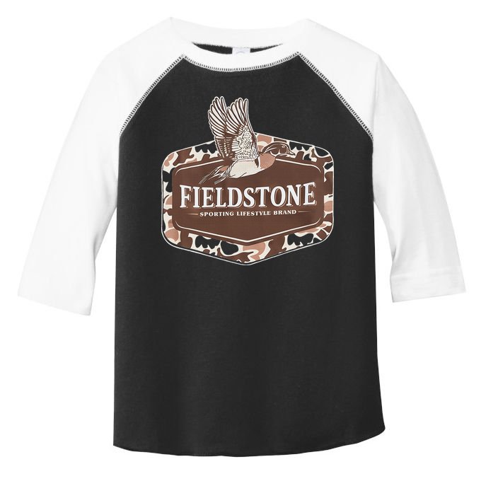 Fieldstone Camo Wood Duck Toddler Fine Jersey T-Shirt