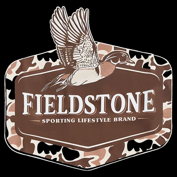 Fieldstone Camo Wood Duck Wool Snapback Cap