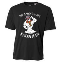 Funny Christmas Workout Xmas Abominal Snowman Abdominal Gift Long Sleeve Cooling Performance Crew T-Shirt