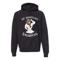 Funny Christmas Workout Xmas Abominal Snowman Abdominal Gift Long Sleeve Premium Hoodie