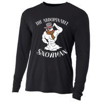 Funny Christmas Workout Xmas Abominal Snowman Abdominal Gift Long Sleeve Cooling Performance Long Sleeve Crew