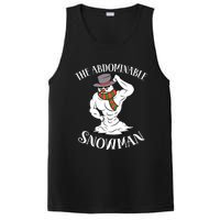 Funny Christmas Workout Xmas Abominal Snowman Abdominal Gift Long Sleeve PosiCharge Competitor Tank