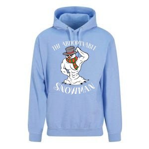 Funny Christmas Workout Xmas Abominal Snowman Abdominal Gift Long Sleeve Unisex Surf Hoodie