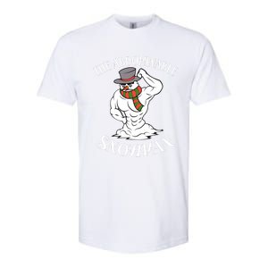 Funny Christmas Workout Xmas Abominal Snowman Abdominal Gift Long Sleeve Softstyle CVC T-Shirt