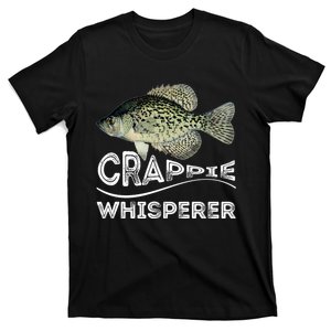 Funny Crappie Whisperer Fishing Black Crappie Lake Fish Gift T-Shirt