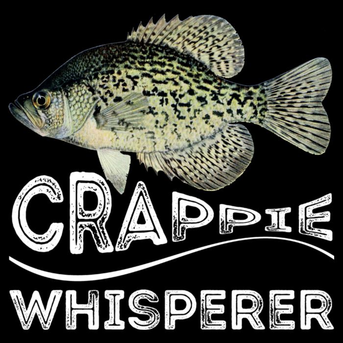 Funny Crappie Whisperer Fishing Black Crappie Lake Fish Gift Premium T-Shirt