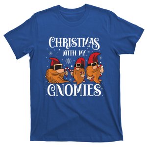 Funny Christmas With My Gnomies Gift T-Shirt