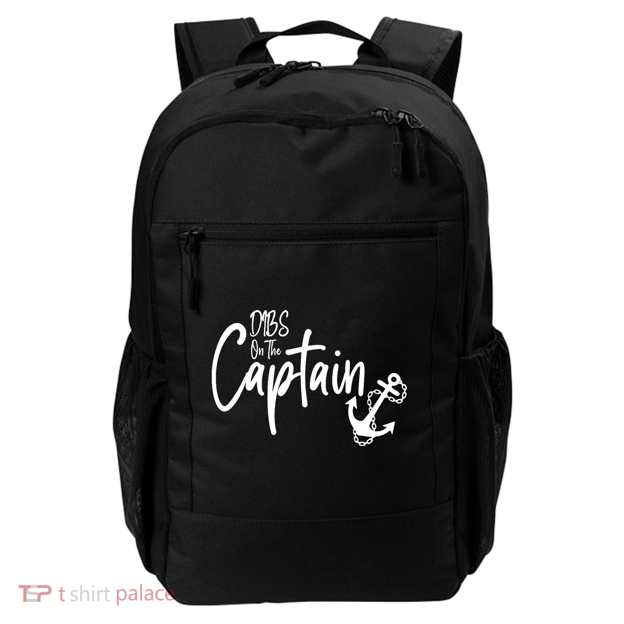 Funny Captain Wife Dibs on the Captain Daily Commute Backpack