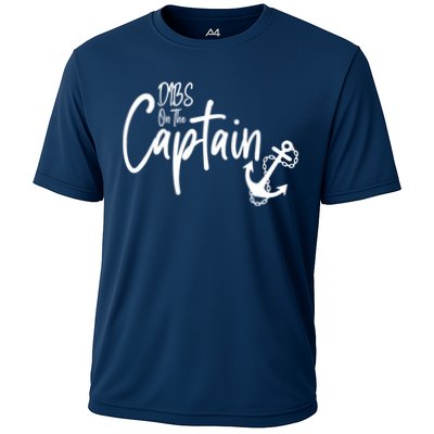 Funny Captain Wife Dibs on the Captain Cooling Performance Crew T-Shirt