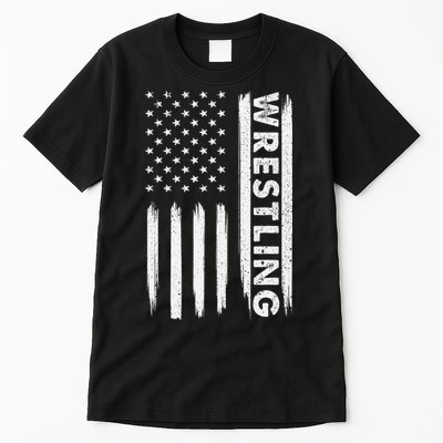 Funny Cool Wrestling USA Design  Wrestling Coach    Tall T-Shirt