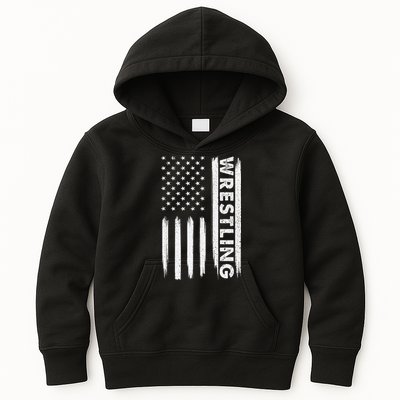 Funny Cool Wrestling USA Design  Wrestling Coach    Kids Hoodie