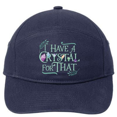 Funny Crystals Witchy Quote Chakras Energy Healing 7-Panel Snapback Hat