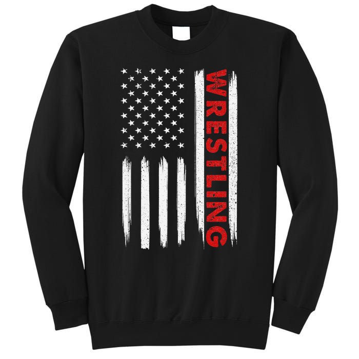 Funny Cool Wrestling USA Design  Wrestling Coach    Sweatshirt