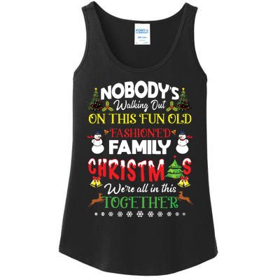 Family Christmas We Are All In This Together Merry Xmas Ladies Essential Tank