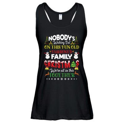 Family Christmas We Are All In This Together Merry Xmas Ladies Essential Flowy Tank