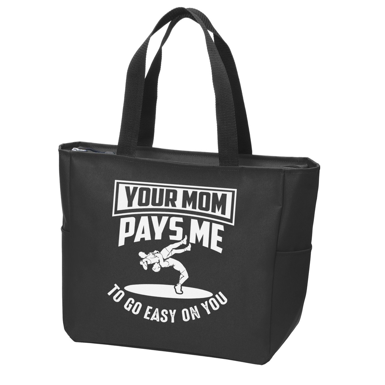 Funny Cool Wrestling USA Design  Wrestling Coach    Zip Tote Bag