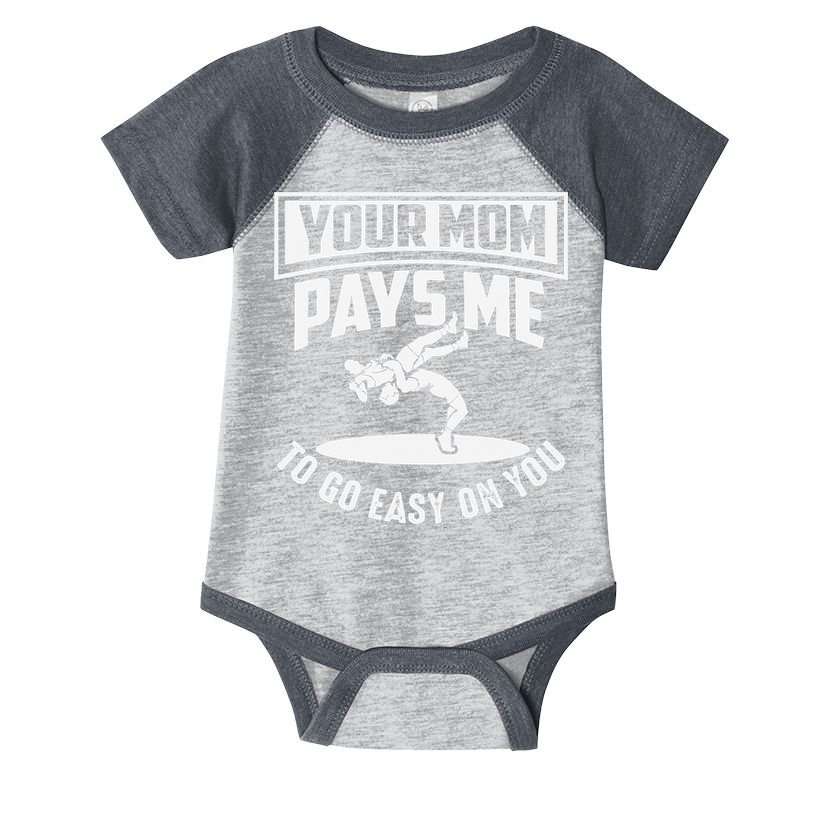 Funny Cool Wrestling USA Design  Wrestling Coach    Infant Baby Jersey Bodysuit