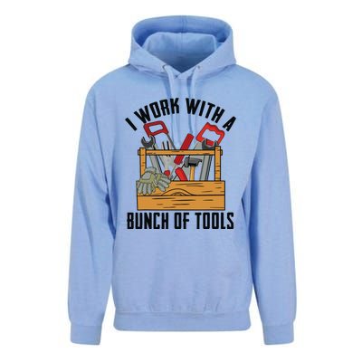 Funny Construction Worker Gift Carpenter Woodworker Handyman Unisex Surf Hoodie