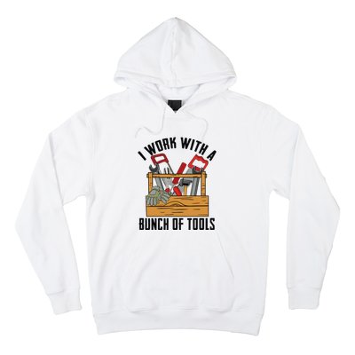 Funny Construction Worker Gift Carpenter Woodworker Handyman Hoodie