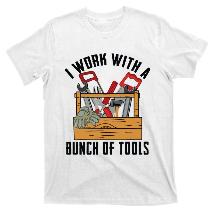 Funny Construction Worker Gift Carpenter Woodworker Handyman T-Shirt