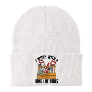 Funny Construction Worker Gift Carpenter Woodworker Handyman Knit Cap Winter Beanie