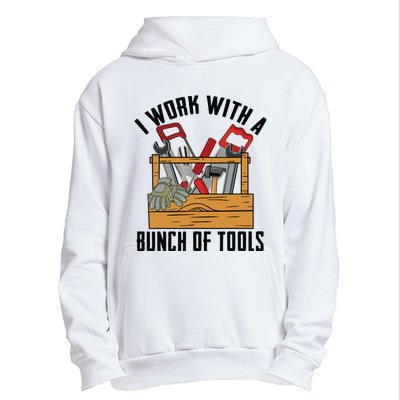 Funny Construction Worker Gift Carpenter Woodworker Handyman Urban Pullover Hoodie