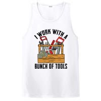 Funny Construction Worker Gift Carpenter Woodworker Handyman PosiCharge Competitor Tank