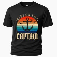 Funny Captain Wife Dibs on the Captain Cooling Performance Crew T-Shirt