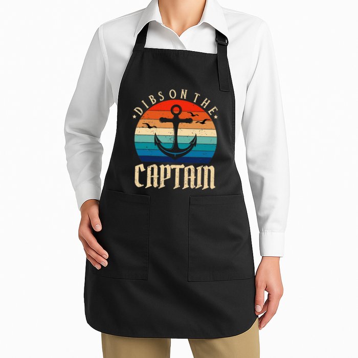Funny Captain Wife Dibs on the Captain Apron
