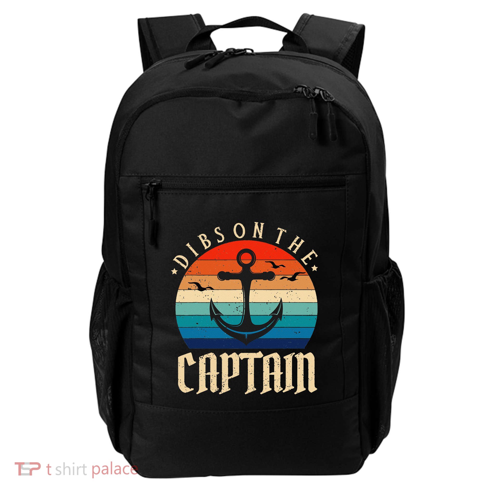 Funny Captain Wife Dibs on the Captain Backpack