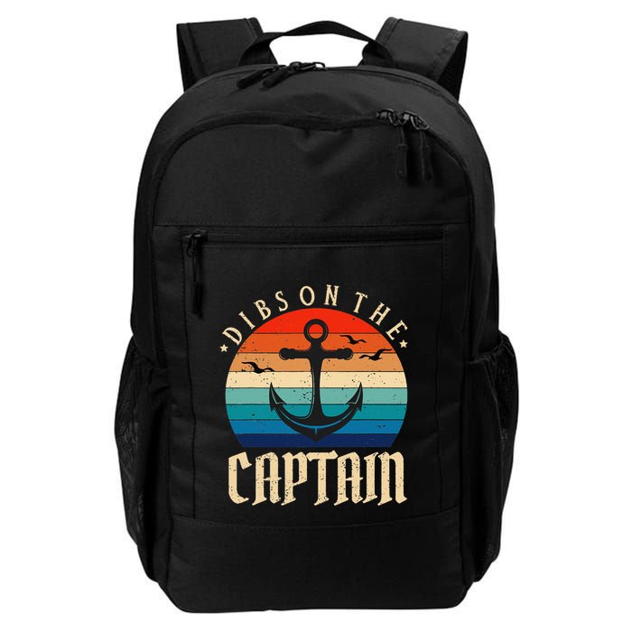 Funny Captain Wife Dibs on the Captain Backpack