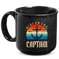 Funny Captain Wife Dibs on the Captain 15oz Campfire Ceramic Mug