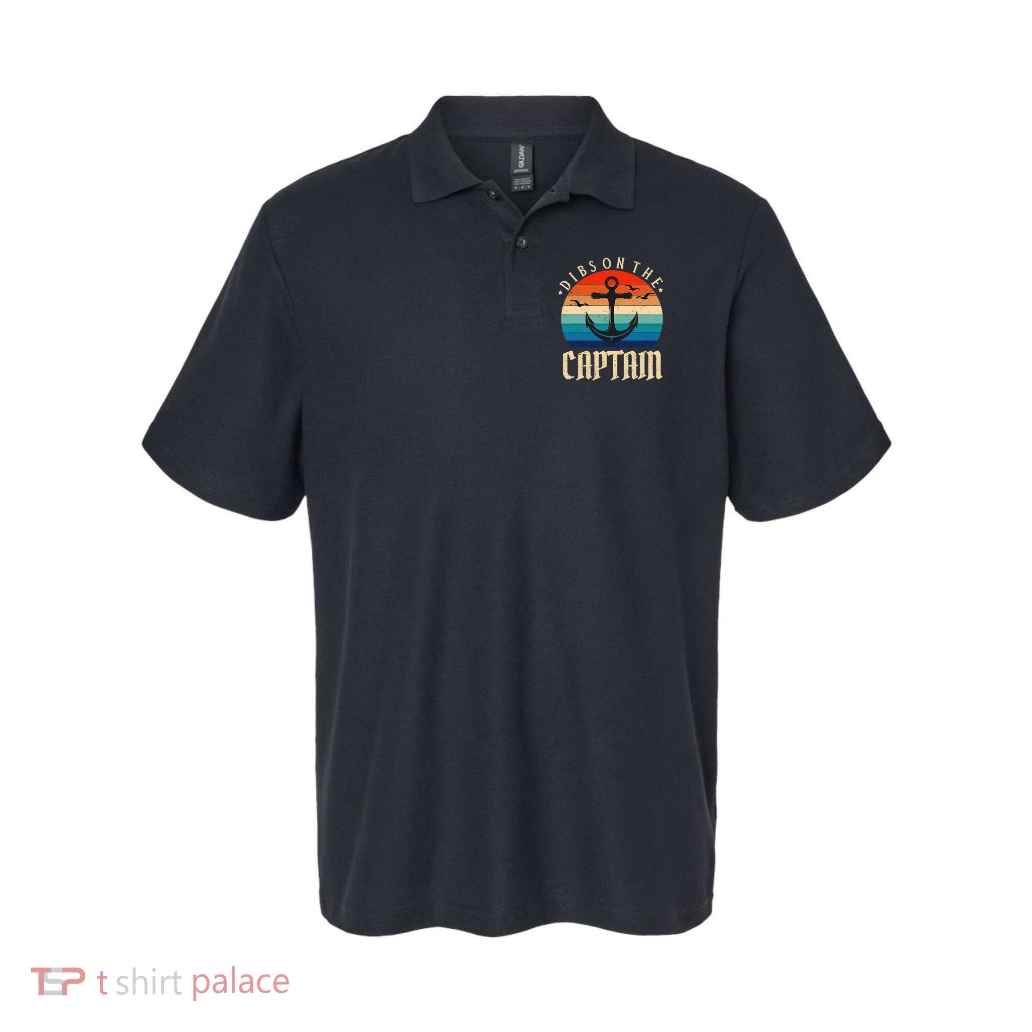 Funny Captain Wife Dibs on the Captain Polo
