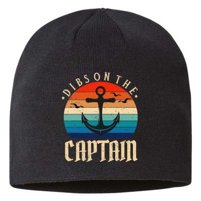 Funny Captain Wife Dibs on the Captain Sustainable Beanie