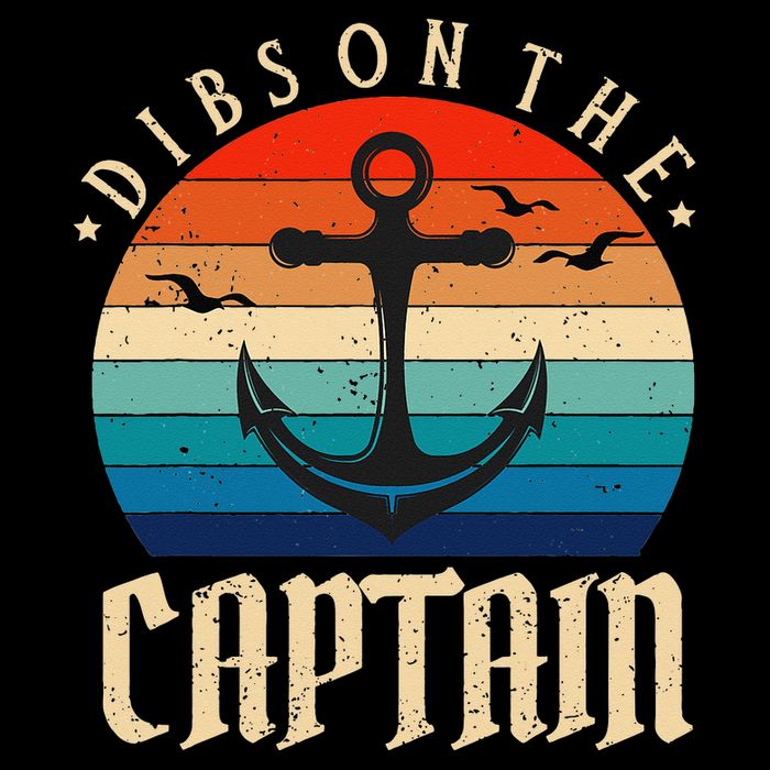 Funny Captain Wife Dibs on the Captain Cooling Performance Long Sleeve Crew