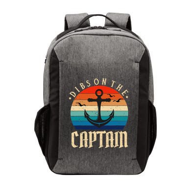Funny Captain Wife Dibs on the Captain Vector Backpack