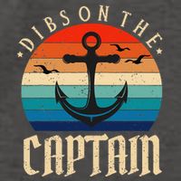 Funny Captain Wife Dibs on the Captain Vector Backpack
