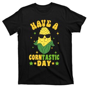 Funny Corn Wo It's Corn Have A Corntastic Day Hoodie T-Shirt