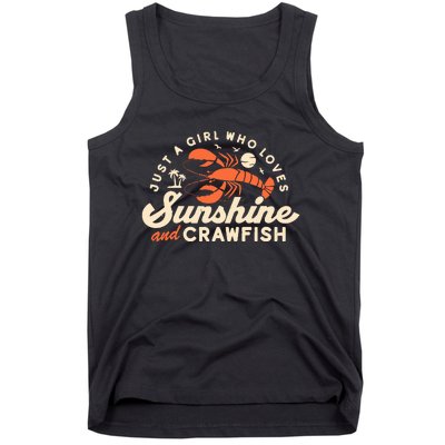 Funny Crawfish Wo Cajun Boil Girl Party Festival Tank Top